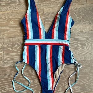 One piece bathing suit
